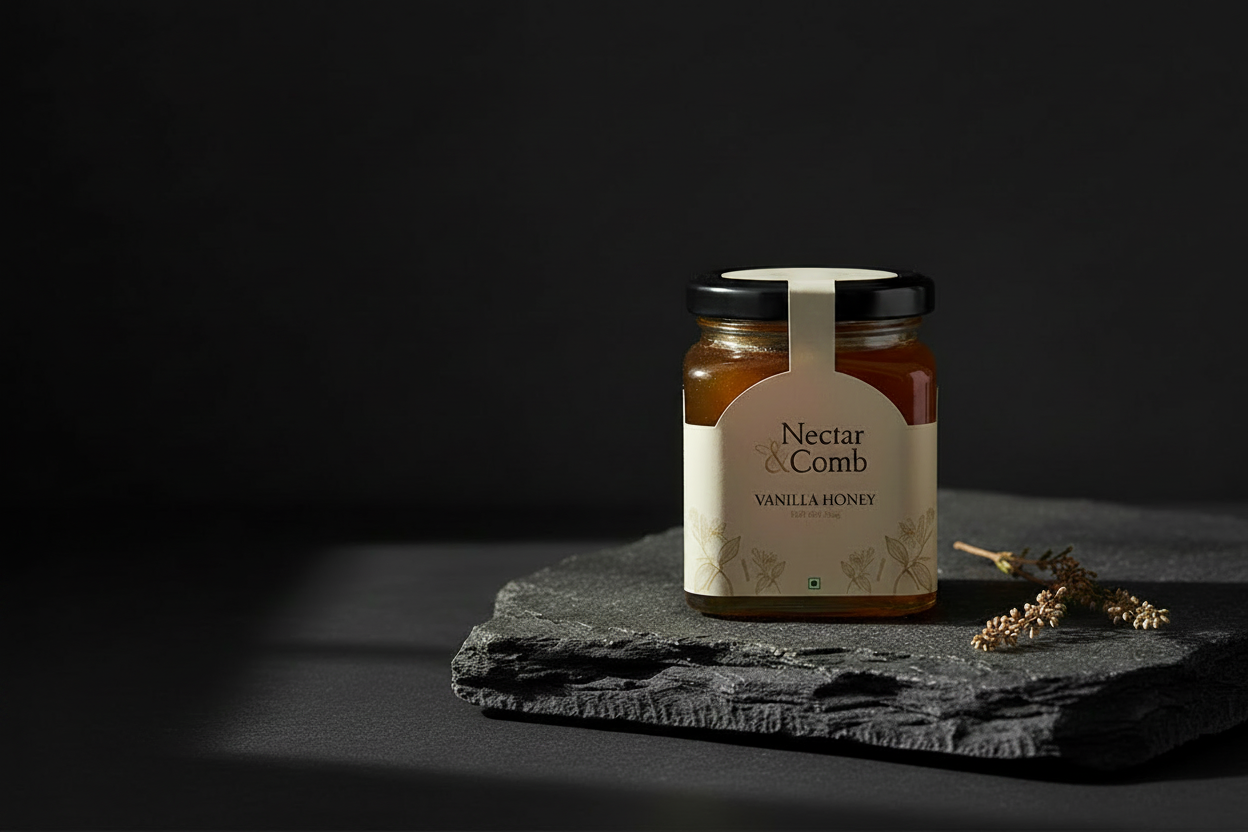 Nectar & Comb Vanilla Honey — Clean Label Strip